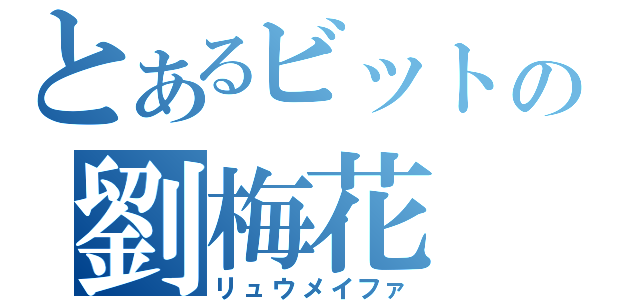 とあるビットの劉梅花（リュウメイファ）