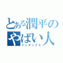 とある潤平のやばい人（インデックス）