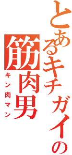 とあるキチガイの筋肉男（キン肉マン）