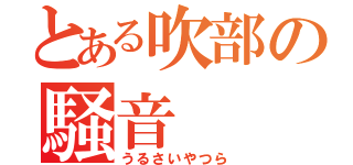 とある吹部の騒音（うるさいやつら）