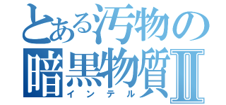 とある汚物の暗黒物質Ⅱ（インテル）