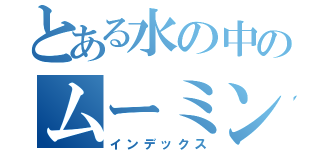とある水の中のムーミン（インデックス）