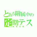 とある附属中の定期テスト（地獄の時）