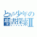 とある少年の聖書探索Ⅱ（エッチな本）