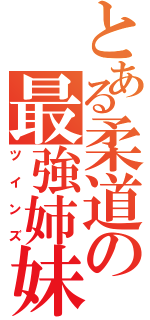 とある柔道の最強姉妹（ツインズ）