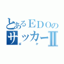 とあるＥＤＯのサッカーばかⅡ（ばか）