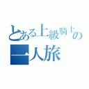 とある上級騎士の一人旅（        ）