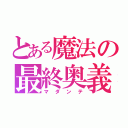 とある魔法の最終奥義（マダンテ）