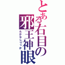 とある右目の邪王神眼（たかなしりっか）