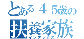 とある４５歳の扶養家族（インデックス）