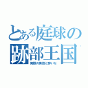 とある庭球の跡部王国（俺様の美技に酔いな）