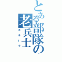 とある部隊の老兵士（スネーク）