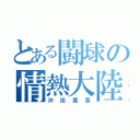 とある闘球の情熱大陸（沖田憲吾）