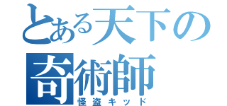 とある天下の奇術師（怪盗キッド）