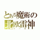 とある魔術の北欧雷神（トール）