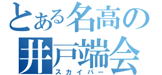 とある名高の井戸端会議（スカイパー）