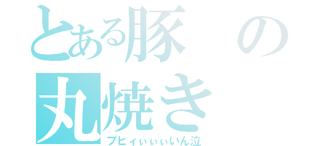 とある豚の丸焼き（ブヒィぃぃぃいん泣）