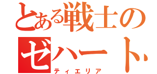 とある戦士のゼハート（ティエリア）