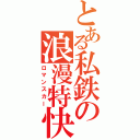 とある私鉄の浪漫特快（ロマンスカー）