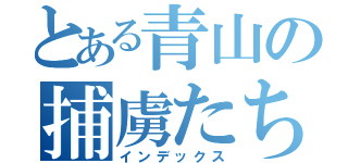 とある青山の捕虜たち（インデックス）