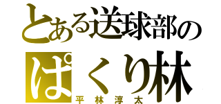 とある送球部のぱくり林（平林淳太）