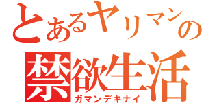 とあるヤリマンの禁欲生活（ガマンデキナイ）