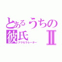 とあるうちの彼氏Ⅱ（アクセラレーター）