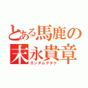 とある馬鹿の末永貴章（ガンダムヲタク）