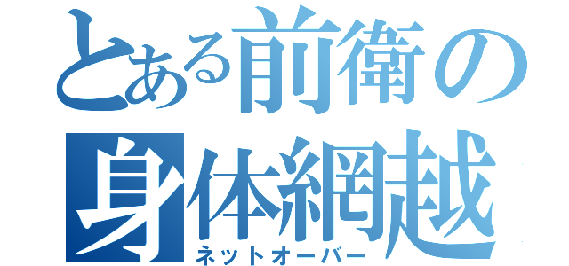 とある前衛の身体網越（ネットオーバー）