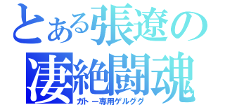 とある張遼の凄絶闘魂（ガトー専用ゲルググ）