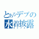 とあるデブの水着披露（ガクブル）