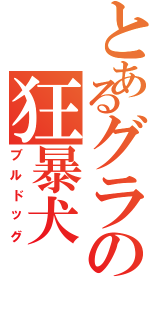 とあるグラの狂暴犬（ブルドッグ）