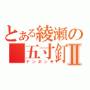 とある綾瀬の　五寸釘Ⅱ（ナンボンモ）