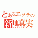 とあるエッチの新地真実（インデックス）