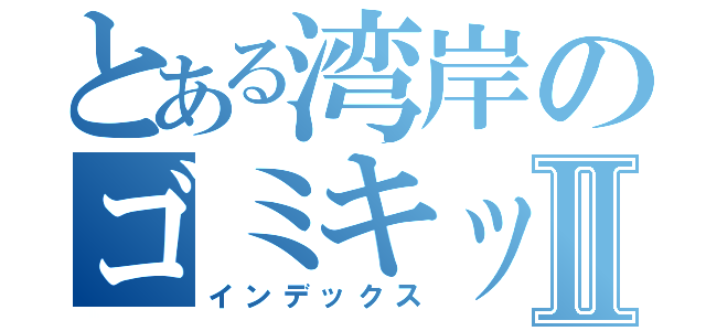 とある湾岸のゴミキッズⅡ（インデックス）