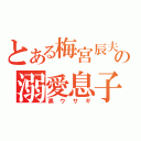 とある梅宮辰夫の溺愛息子（黒ウサギ）