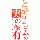 とあるゴムゴムの実の保有者（能力者）