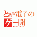 とある電子のゲー開（デベロップメント）