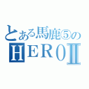 とある馬鹿⑤のＨＥＲＯⅡ（）