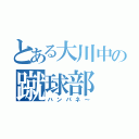 とある大川中の蹴球部（ハンパネ～）