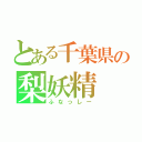 とある千葉県の梨妖精（ふなっしー）