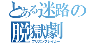 とある迷路の脱獄劇（プリズンブレイカー）