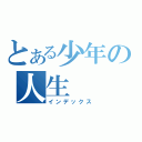 とある少年の人生（インデックス）