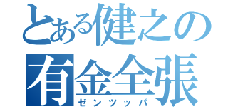 とある健之の有金全張（ゼンツッパ）