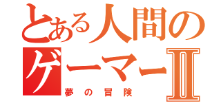 とある人間のゲーマー伝説Ⅱ（夢の冒険）