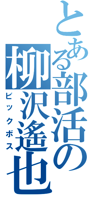 とある部活の柳沢遙也（ビックボス）