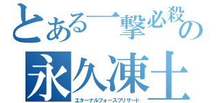 とある一撃必殺の永久凍土（エターナルフォースブリザード）