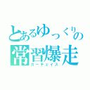 とあるゆっくりの常習爆走（カーチェイス）