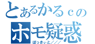 とあるかるｃのホモ疑惑（ぽっきぃと／／／）