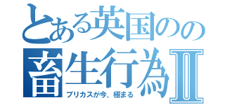 とある英国のの畜生行為Ⅱ（ブリカスが今、極まる）